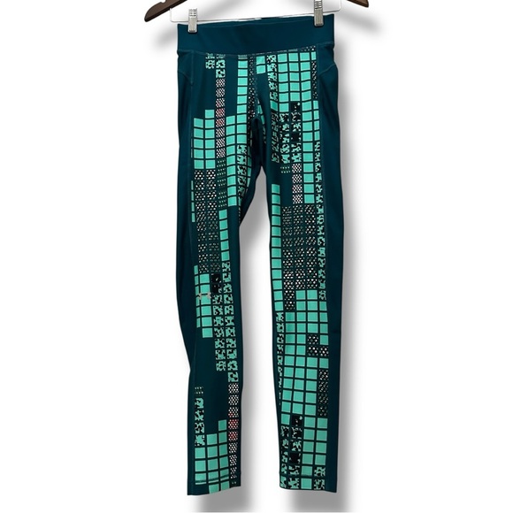 162 Under Armour| NWOT Teal Black High Waisted Moisture-Wicking Legging (Size S) - Picture 3 of 12